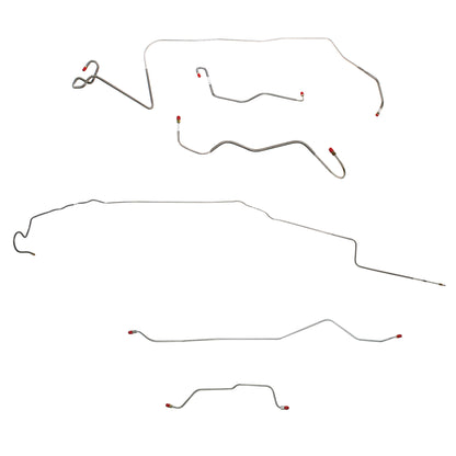 Mopar A Body Complete Brake Line Kit; Fine Lines-CBK0536SS
