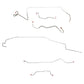 1966 Plymouth Barracuda Complete Brake Line Kit Manual Drum Stainless CBK0536SS