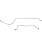 1967 Dodge Dart Complete Brake Line Kit Power Drum Brakes Stainless CBK0550SS