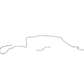 Mopar A Body Complete Brake Line Kit; Fine Lines-CBK0569SS