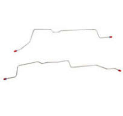 Mopar A Body Complete Brake Line Kit; Fine Lines-CBK0570SS