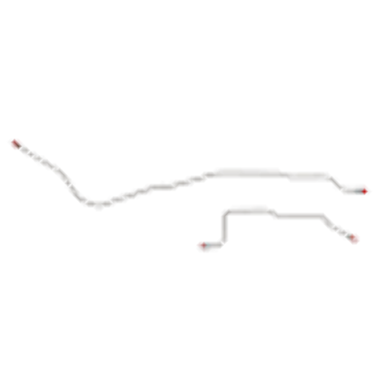 Mopar A Body Complete Brake Line Kit; Fine Lines-CBK0572SS