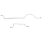 Mopar A Body Complete Brake Line Kit; Fine Lines-CBK0588SS