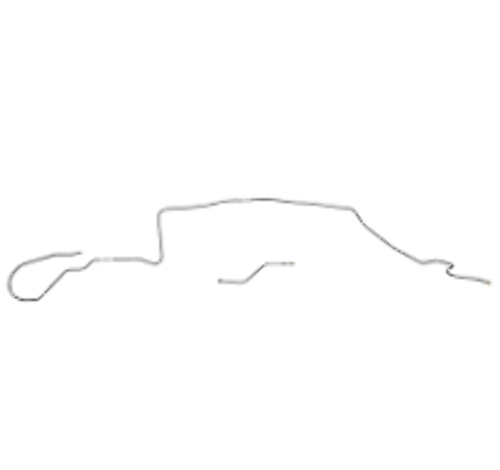 Mopar A Body Complete Brake Line Kit; Fine Lines-CBK0592SS - Complete Brake Line Kit Car Part People