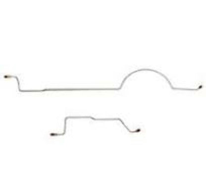 Mopar A Body Complete Brake Line Kit; Fine Lines-CBK0592SS - Complete Brake Line Kit Car Part People