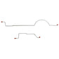 1970-1971 Chrysler A Body Complete Brake Line Kit Stainless CBK0593SS