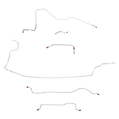 Mopar B Body Complete Brake Line Kit; Fine Lines-CBK0609SS