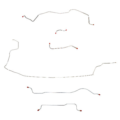 Mopar B Body Complete Brake Line Kit; Fine Lines-CBK0611SS