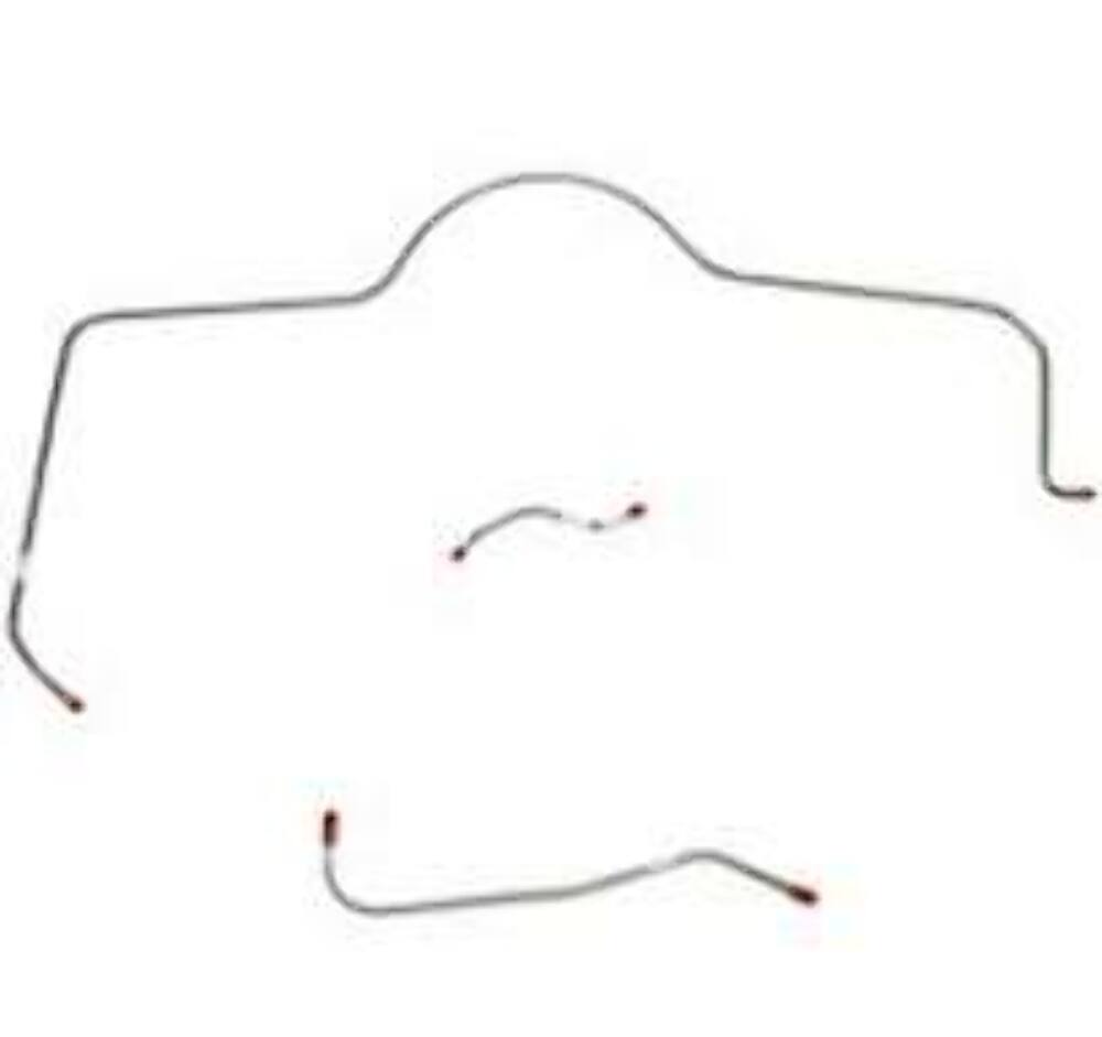 Mopar B Body Complete Brake Line Kit; Fine Lines-CBK0615SS