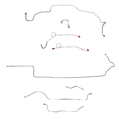 Mopar B Body Complete Brake Line Kit; Fine Lines-CBK0652SS