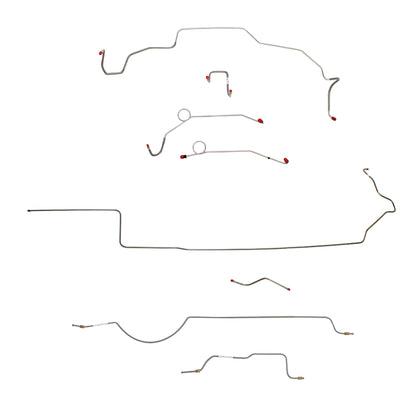 Mopar B Body Complete Brake Line Kit; Fine Lines-CBK0655SS