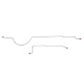 Mopar B Body Complete Brake Line Kit; Fine Lines-CBK0684SS