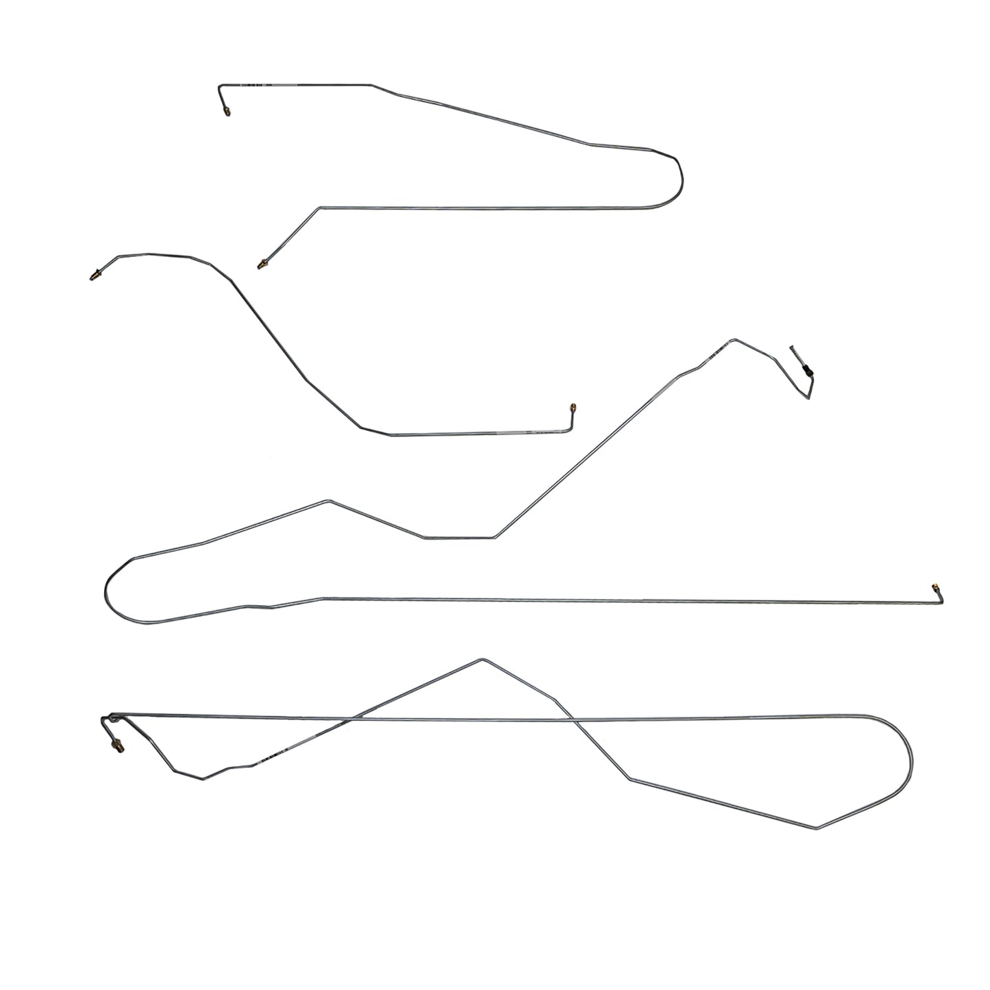 2015-22 Dodge Challenger Hellcat Complete Brake Line Kit Stainless CBK0688SS
