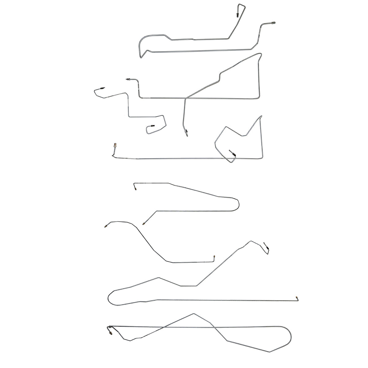2015-22 Dodge Challenger Hellcat Complete Brake Line Kit Stainless CBK0688SS