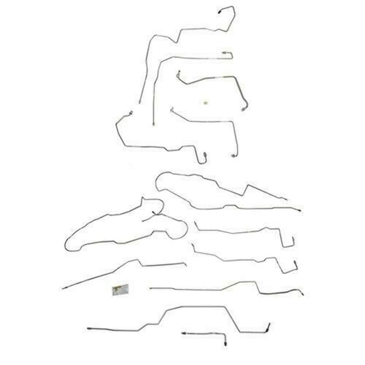 Fits 2012-13 Ford F-150, w/Super Cab/Standard Bed Complete Brake Line Kit CBK0689OM - Complete Brake Line Kit Car Part People