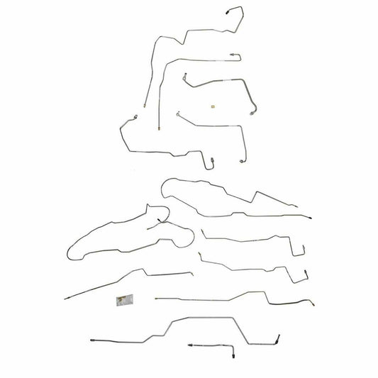 Fits 2012-13 Ford F-150, w/Super Cab/Std Bed Complete Brake Line Kit CBK0689SS
