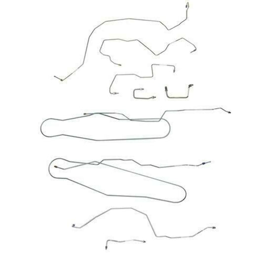 Fits 2011-2015 F-350 Crew Cab/Short Bed, Complete Brake Line Kit CBK0691OM