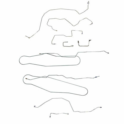2011-2016 Ford F-350 Complete Brake Line Kit Crew Cab Short Bed Stainless CBK0691SS