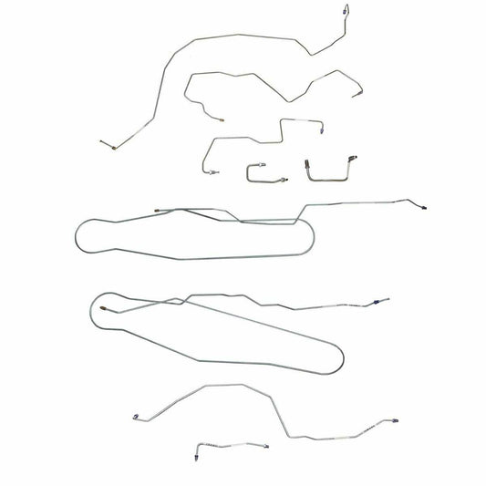 2011-2016 Ford F-350 Complete Brake Line Kit Crew Cab Short Bed Stainless CBK0691SS