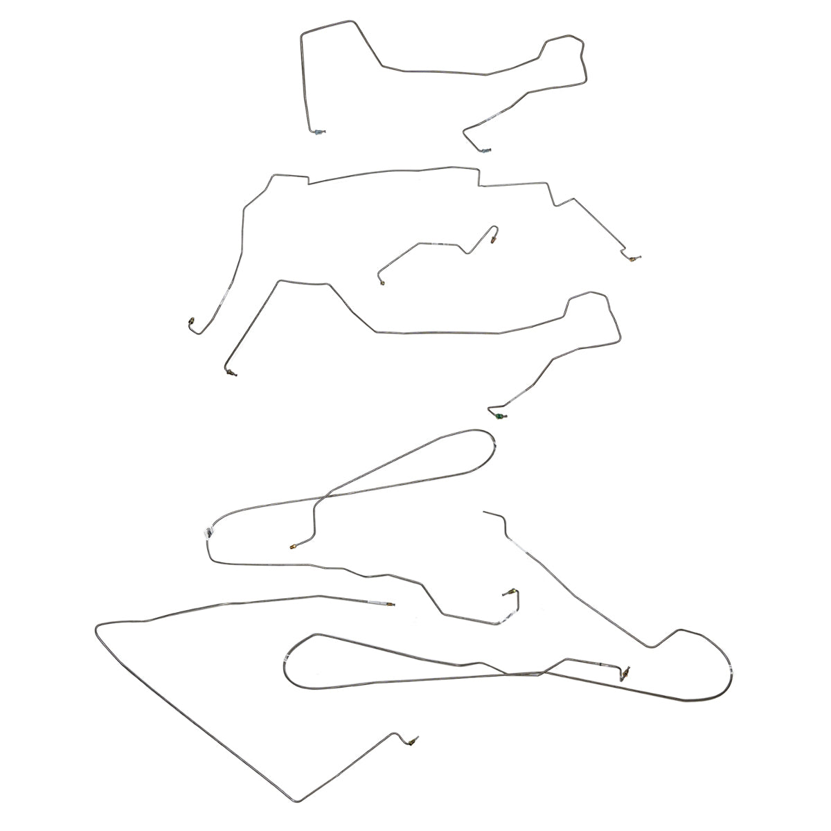 2004 Pontiac GTO Complete Brake Line Kit Steel CBK0697OM