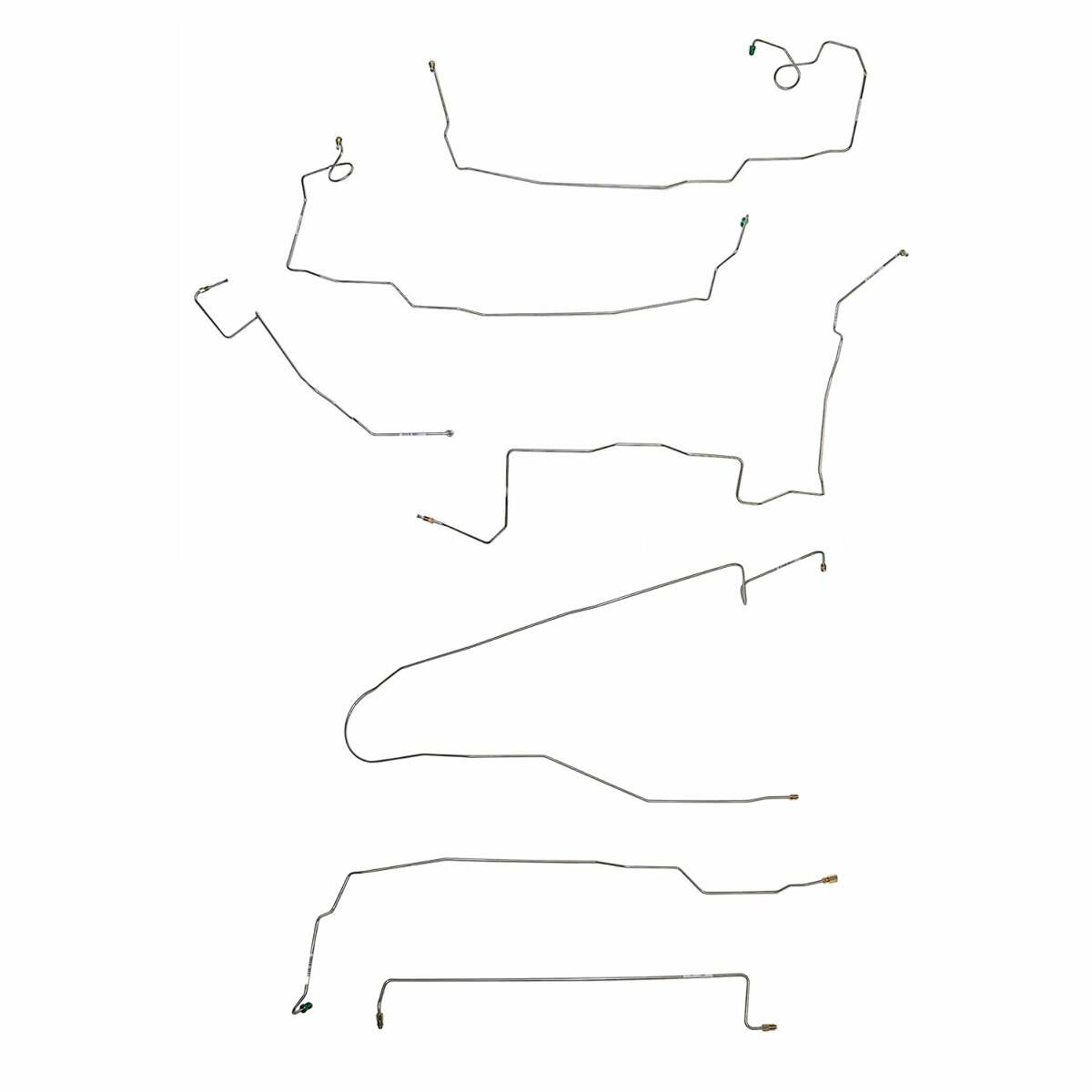 2003-2010 Dodge Viper Complete Brake Line Kit Steel CBK0702OM