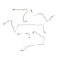 2001-03 Toyota RAV4, 2.0L, 2WD, Complete Brake Line Kit Steel CBK0709OM
