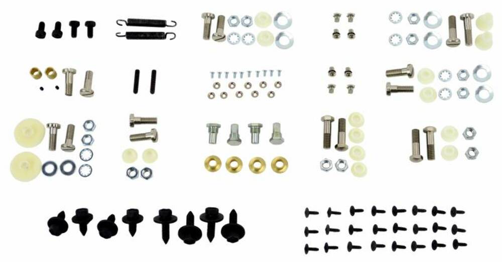 Fits 1964-66 Pontiac GTO And Chevelle Convertible Top Bolt Kit CBK300