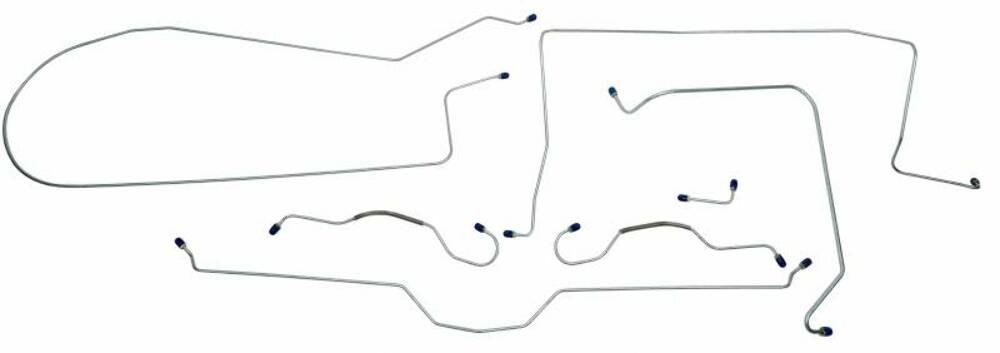 Fits 1965 Chevrolet Corvette Full Brake Line Set CBL903