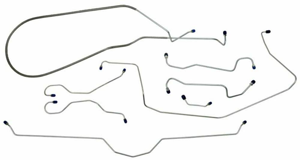 Fits 1969 Chevrolet Corvette  Full Brake Line Set CBL911
