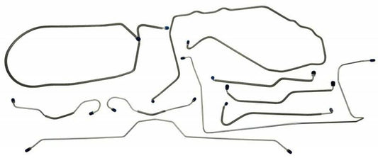 Fits 1974 Chevrolet Corvette  Full Brake Line Set CBL916
