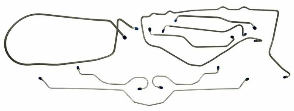 Fits 1975 Chevrolet Corvette  Full Brake Line Set CBL918