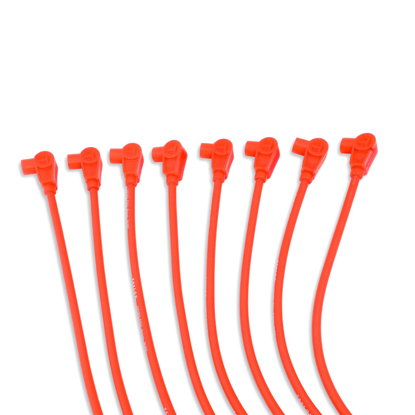 Spark Plug Wire Set Universal 8mm Silicone Spiro Pro 350 ohm/ft Black 76047