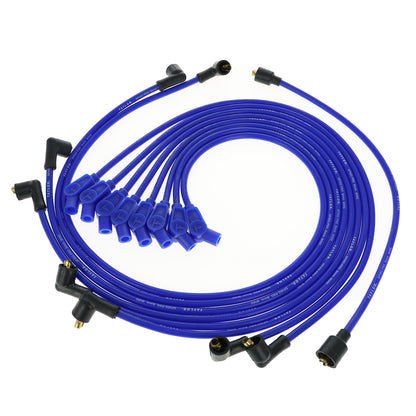 Spark Plug Wire Set Universal 8mm Silicone Spiro Pro 350 ohm/ft Blue 74603