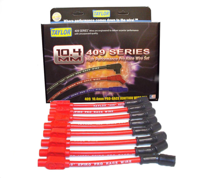 Spark Plug Wire Set Universal 10.4mm Silicone Spiro Pro 409 409 350 ohm/ft 79205