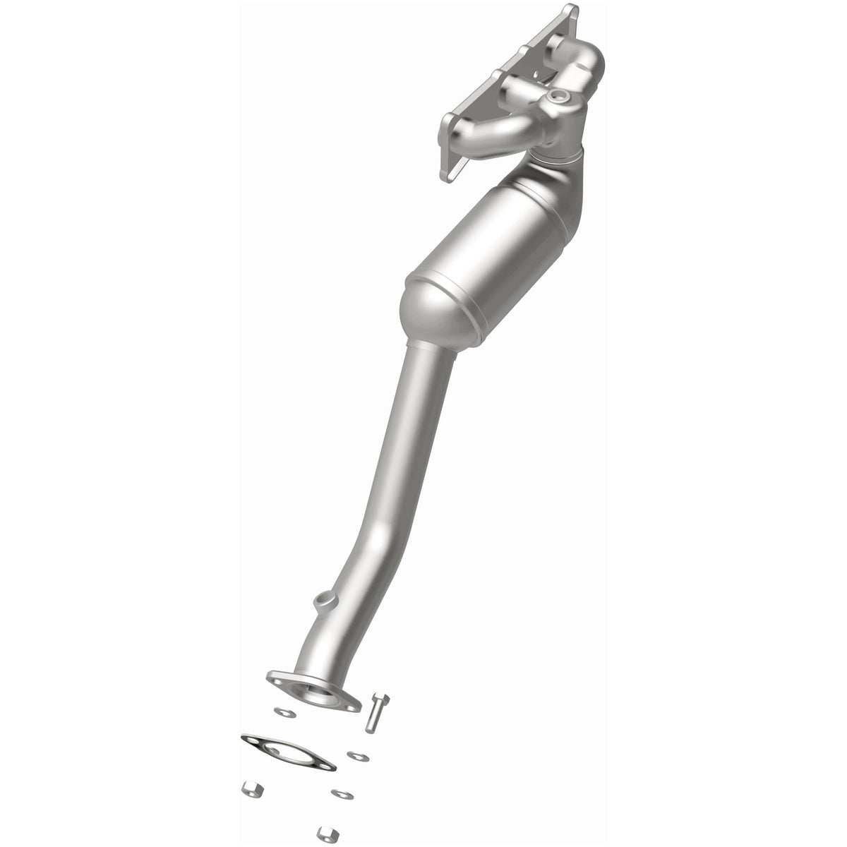 Catalytic Converter with Integrated Exhaust Manifold for HM Grade Federal / EPA Compliant Direct-Fit Manifold Catalytic