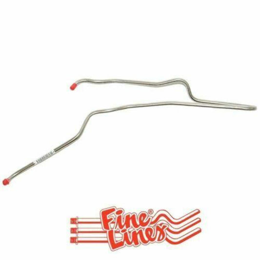 1964-67 Chevrolet Chevelle Fuel Tank Vent Line Trunk Mounted Steel - CFV6401OM - Pre-Bent Fuel Lines Car Part People