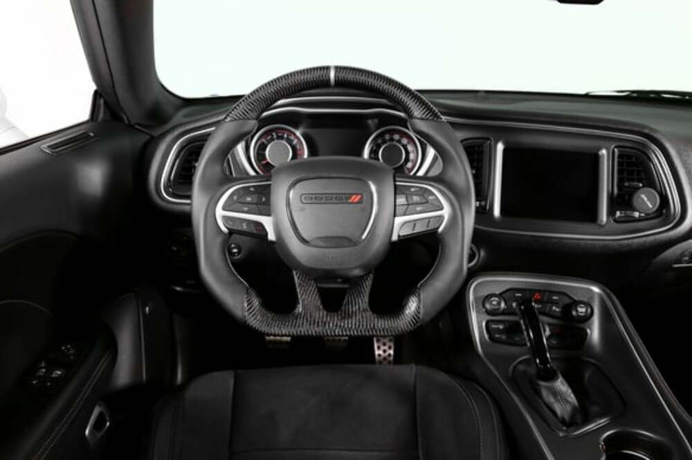 Fits 2015-2022 Dodge Charger; Steering Wheel-Carbon Fiber Heated-CH950-19