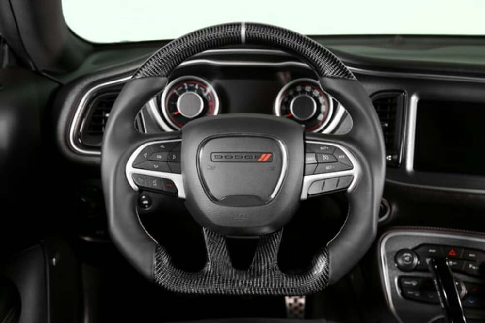 Fits 2015-2022 Dodge Charger; Steering Wheel-Carbon Fiber Heated-CH950-19