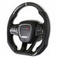 Fits 2015-2022 Dodge Charger; Steering Wheel-Carbon Fiber Heated-CH950-19