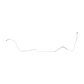 1965 Chevrolet Chevelle Intermediate Brake Line Steel - CIN6503OM