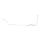 1966 Chevrolet Chevelle Intermediate Brake Line Steel - CIN6606OM