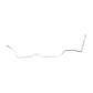 1968 Chevrolet Chevelle Intermediate Brake Line Stainless - CIN6801SS