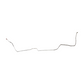 1969 Chevrolet Chevelle Intermediate Brake Line Steel - CIN6901OM
