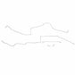97-02 Cadillac Eldorado Traction Control Intermediate Brake Line Kit Steel CIN9706OM