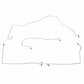 2001-05 Chevrolet Malibu Front Brake Line Kit w/ ABS Stainless - CKT0001SS