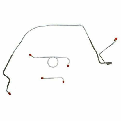1965-66 Chevrolet Chevelle Front Brake Line Kit Standard Drum Brakes - CKT6602OM - Intermediate Lines Car Part People