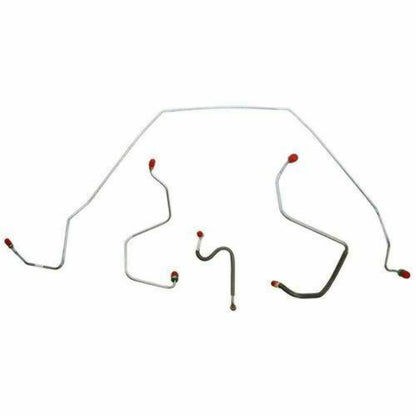 1967 Chevrolet Chevelle Front Brake Line Kit Standard Drum Brakes - CKT6701SS - Front Lines Car Part People