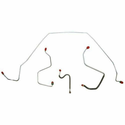 1967 Chevrolet Chevelle Front Brake Line Kit Standard Drum Brakes - CKT6701SS - Front Lines Car Part People