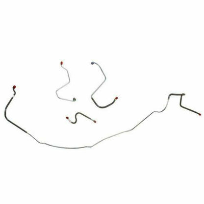 1967 Chevrolet Chevelle Front Brake Line Kit Standard Drum Brakes - CKT6703OM - Front Lines Car Part People