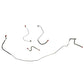 1967 Chevrolet Chevelle Front Brake Line Kit Standard Drum Brakes - CKT6703SS